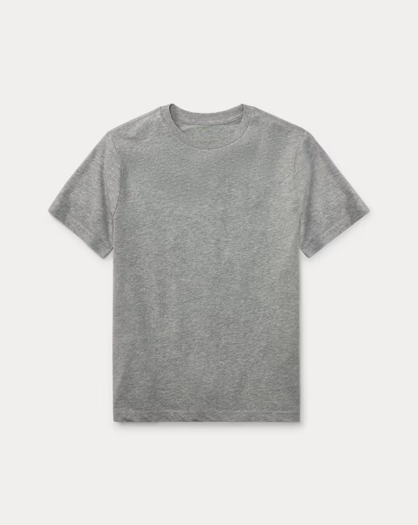 Cotton Jersey Crewneck T-Shirt