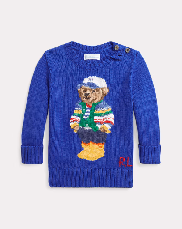 Polo Bear Cotton Jumper
