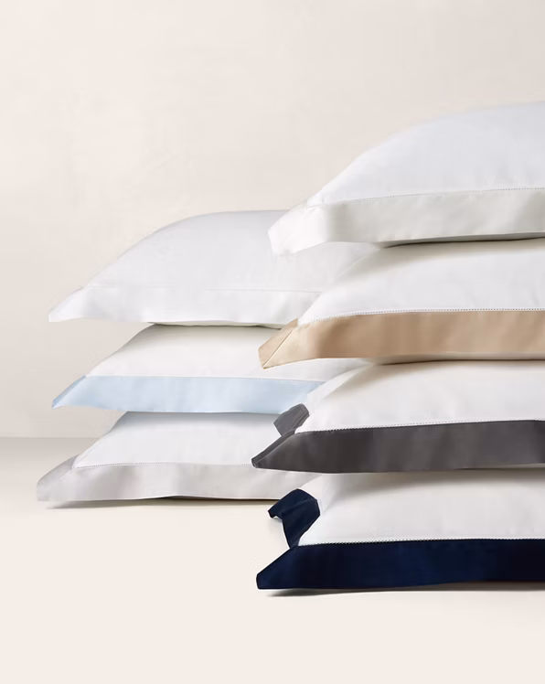 Cotton Sateen Border Sham