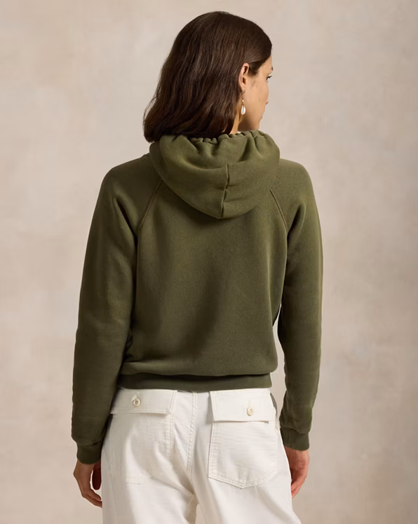 Shrunken Fit Fleece Hoodie