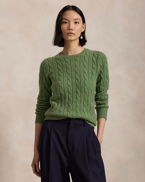 Cable-Knit Cashmere Jumper