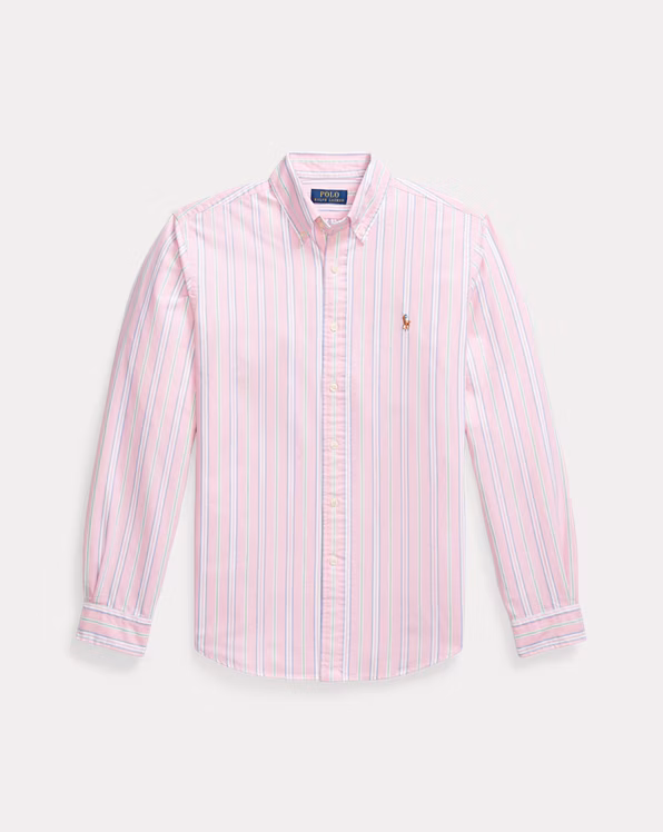 Custom Fit Striped Oxford Shirt