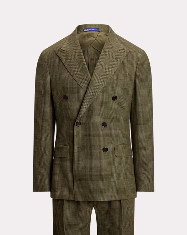 Polo Soft Tailored Glen Plaid Suit