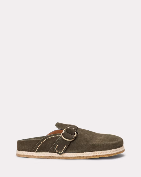Turbach Suede Clog Sandal