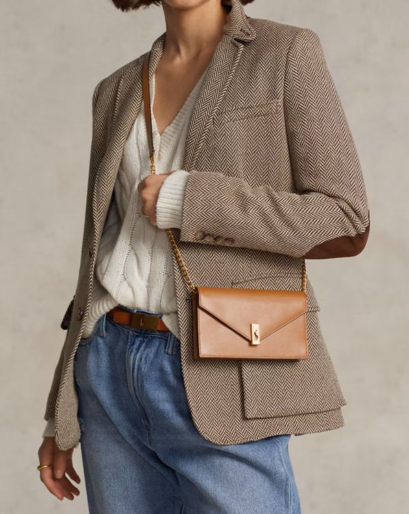 Polo ID Leather Chain Wallet and Bag