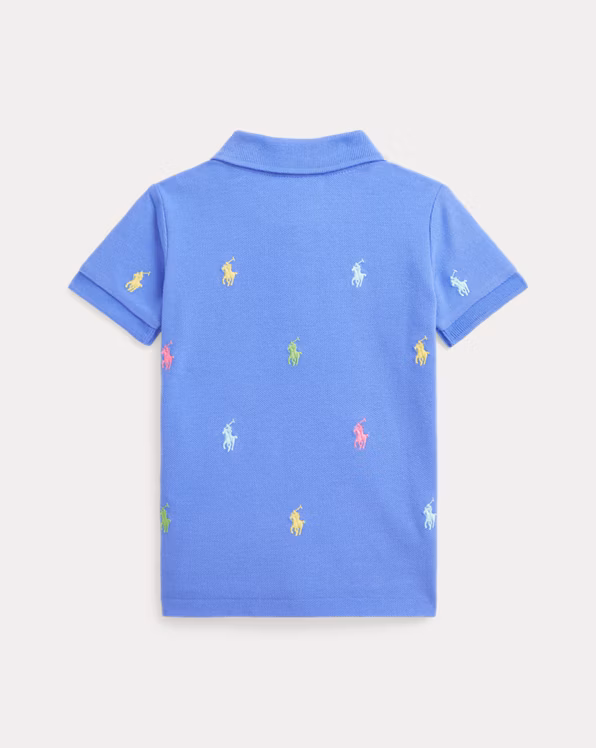 Polo Pony Cotton Mesh Polo Shirt