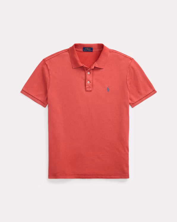 Custom Slim Fit Spa Terry Polo Shirt