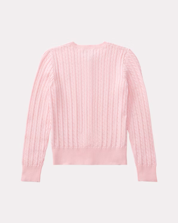 Mini-Cable Cotton Cardigan