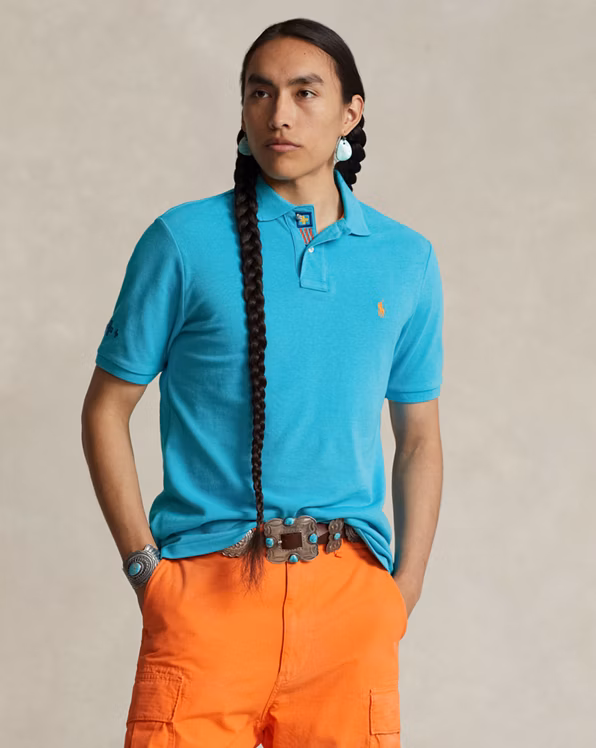 PRL x Naiomi Glasses Mesh Polo Shirt