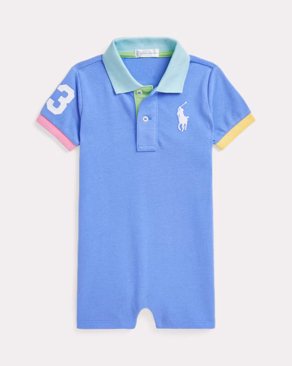 Big Pony Cotton Mesh Polo Shortall