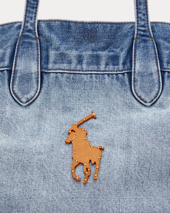 Big Pony Denim Medium Bellport Tote