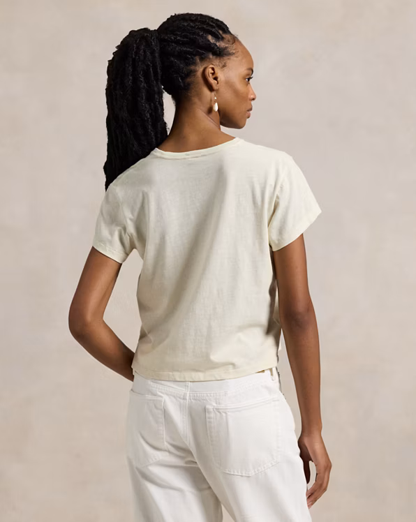 Shrunken Fit Jersey Graphic Tee