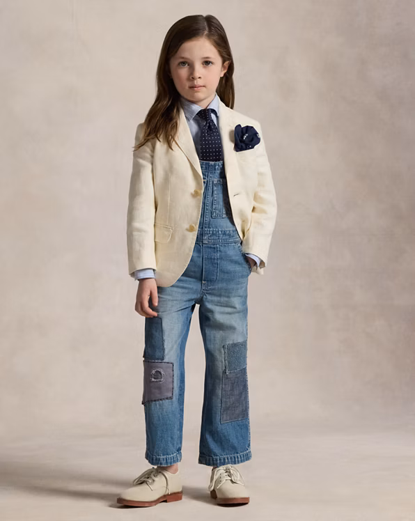 Patchwork Denim Overall