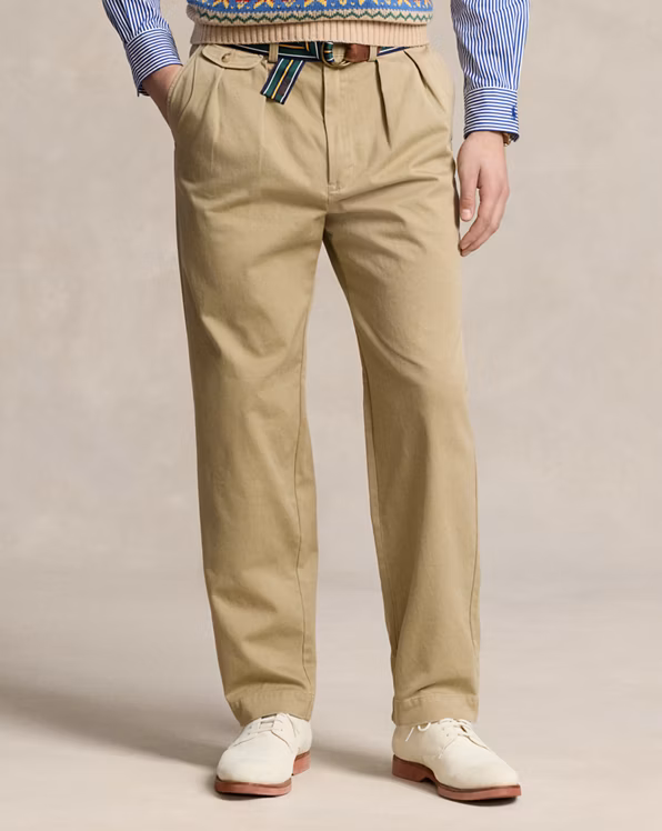 Whitman Relaxed Fit Pleated Trouser