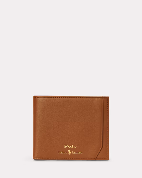 Smooth Leather Billfold Wallet