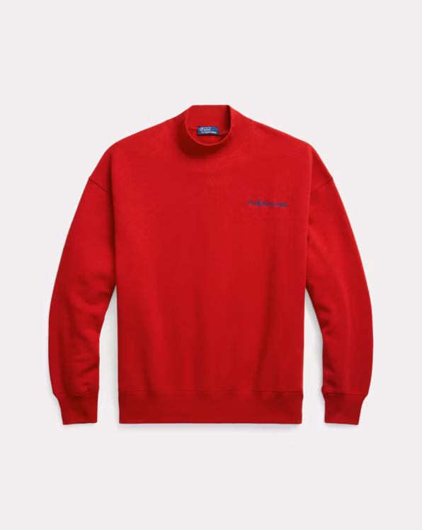 Logo Fleece Mockneck