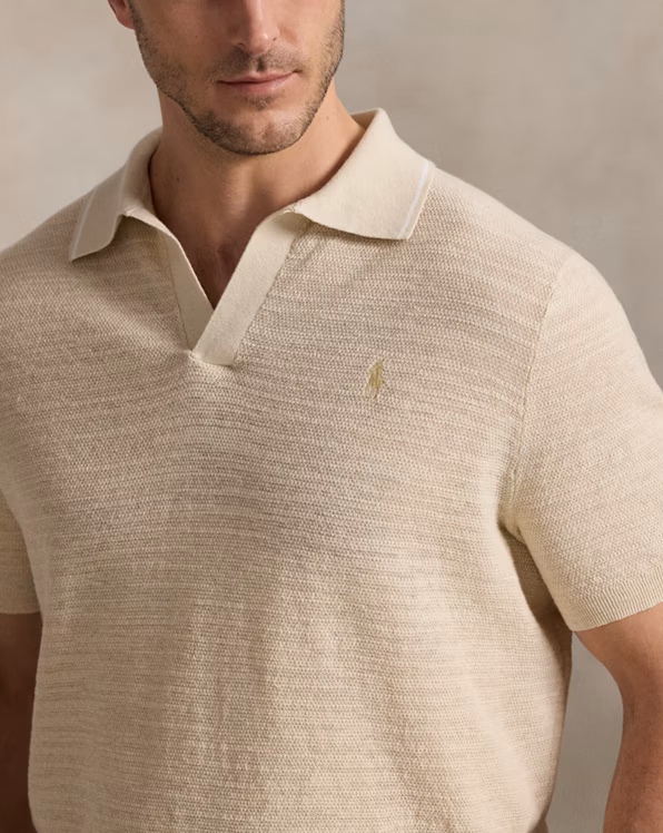 Textured Cotton-Linen Jumper