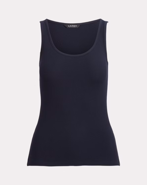 Stretch Cotton Tank Top