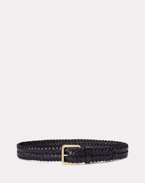 Braided Vachetta Leather Belt