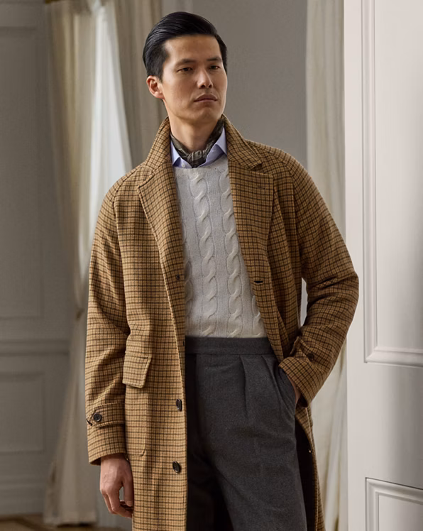 Hand-Tailored Cashmere-Wool Topcoat