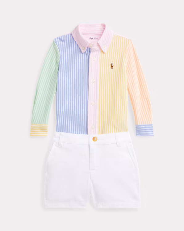 Cotton Fun Shirt & Chino Short Set