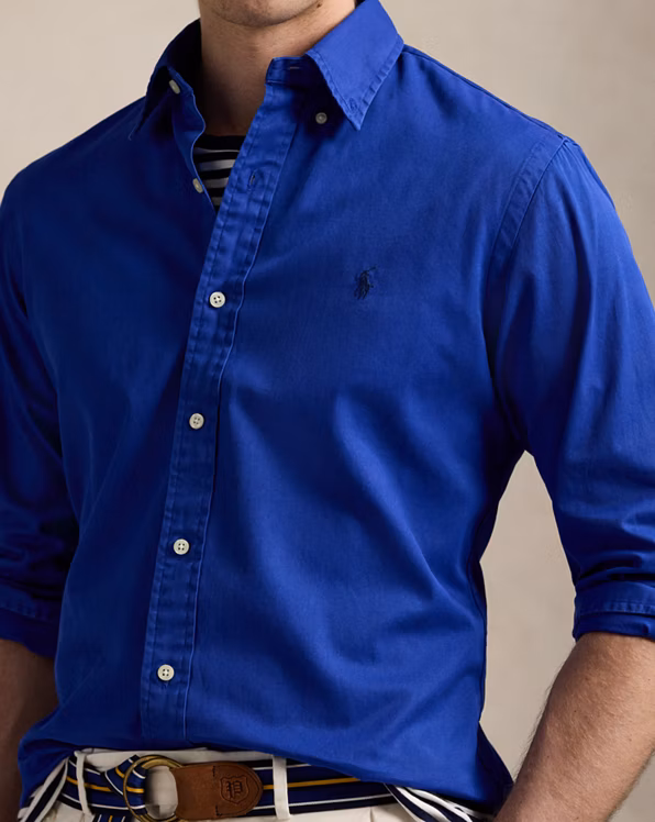 Custom Fit Twill Shirt