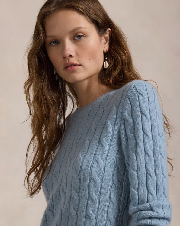 Cable-Knit Cashmere Jumper