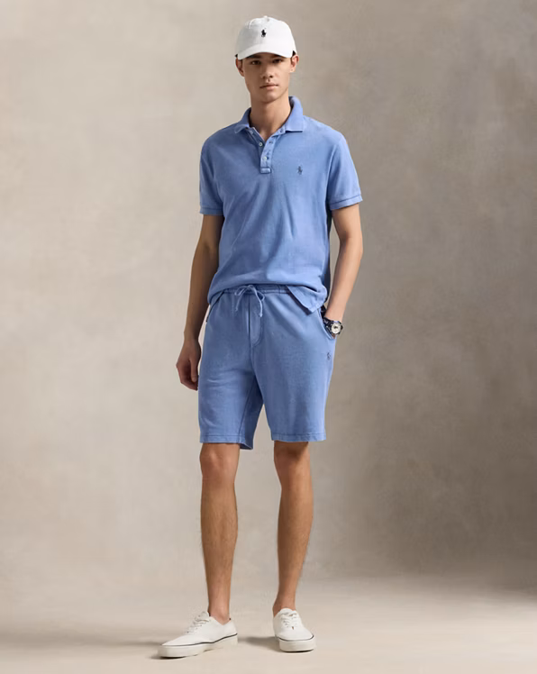 Custom Slim Fit Spa Terry Polo Shirt