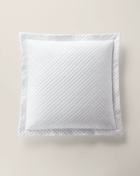 Argyle Quilted Sateen Sham