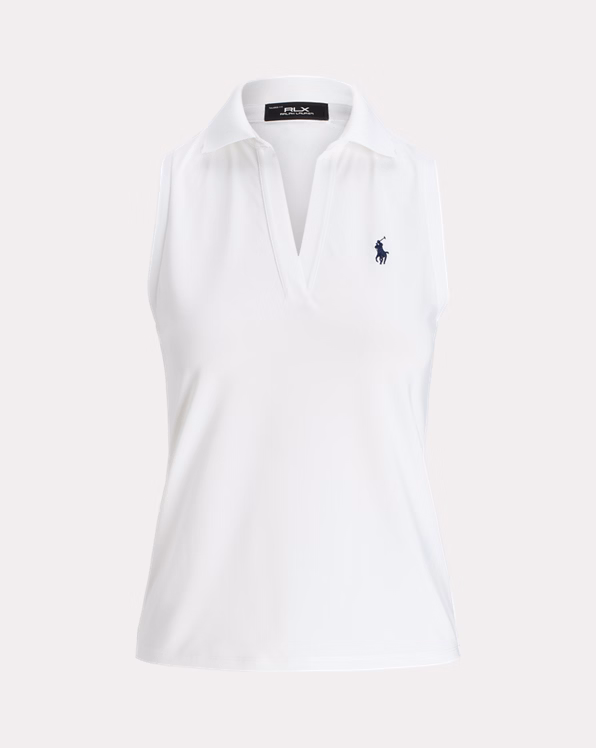 Tailored Fit Sleeveless Polo Shirt