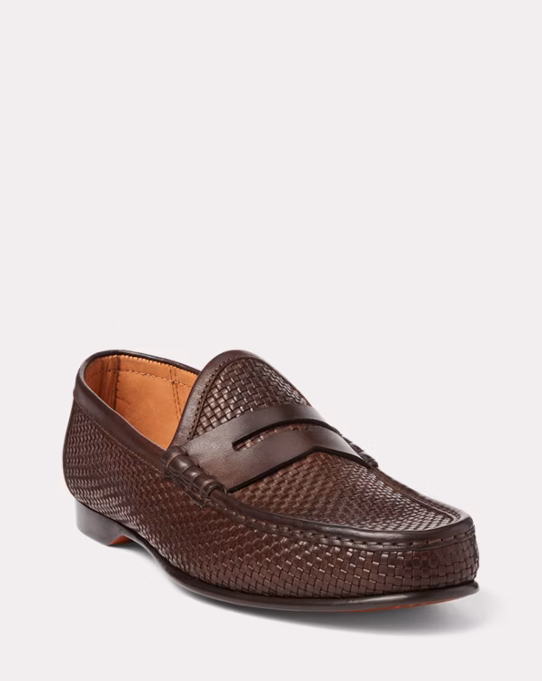Chalmers Woven Leather Penny Loafer