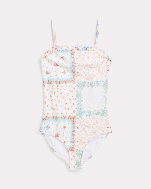 Floral Ruffled One-Piece Swimsuit