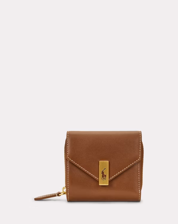 Polo ID Leather Compact Wallet