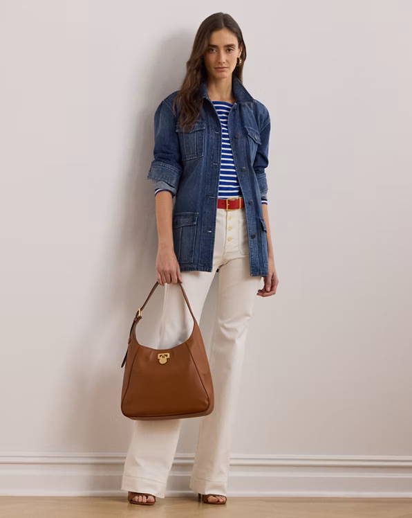 Belted Denim Shirt Jacket