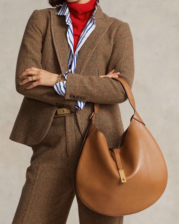 Polo ID Calfskin Large Shoulder Bag