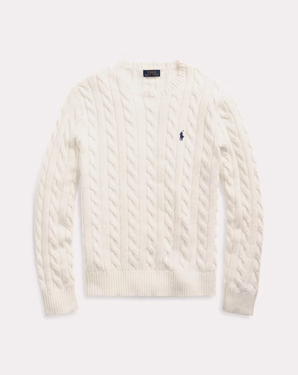 Cable-Knit Cotton Jumper