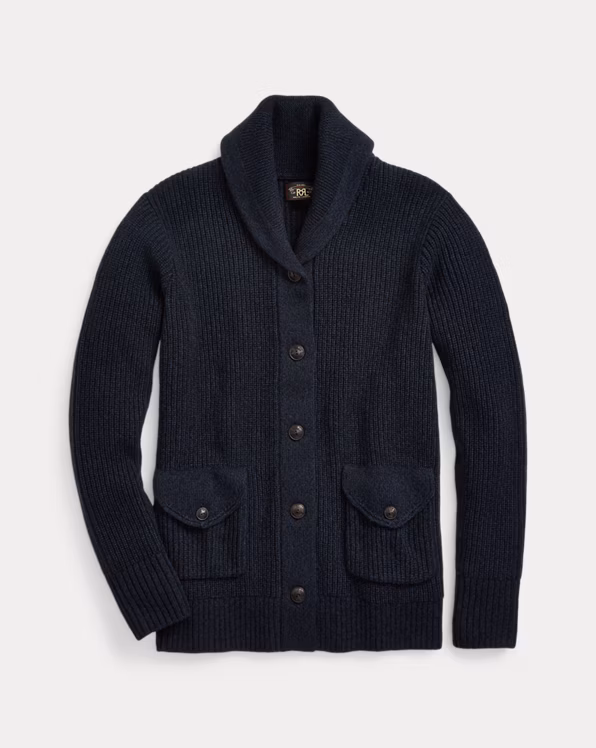 Cashmere Shawl Collar Cardigan