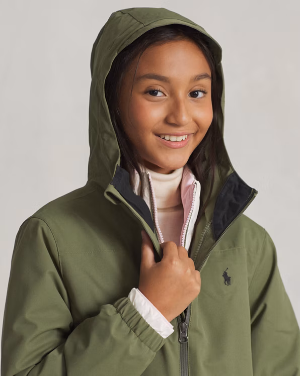 P-Layer 1 Water-Repellent Hooded Jacket