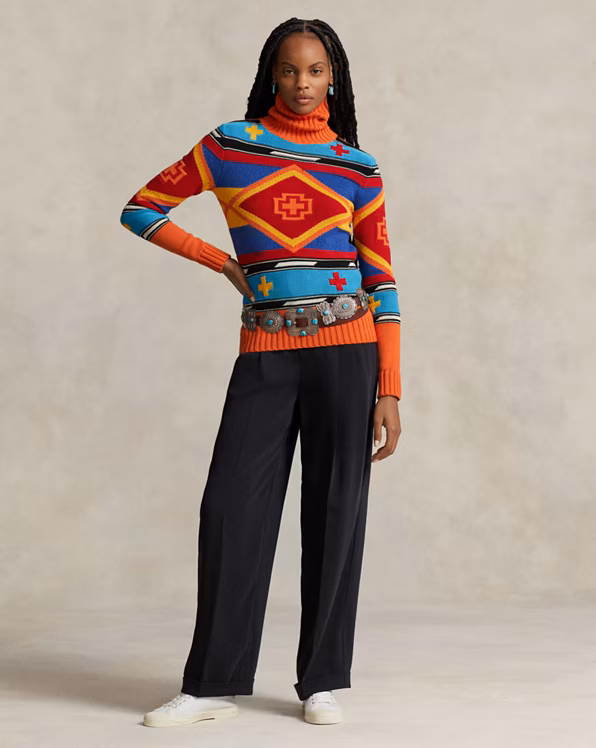 PRL x Naiomi Glasses Roll Neck Jumper