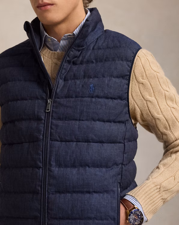 The Colden Linen Gilet