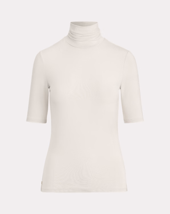 Jersey Roll Neck Top