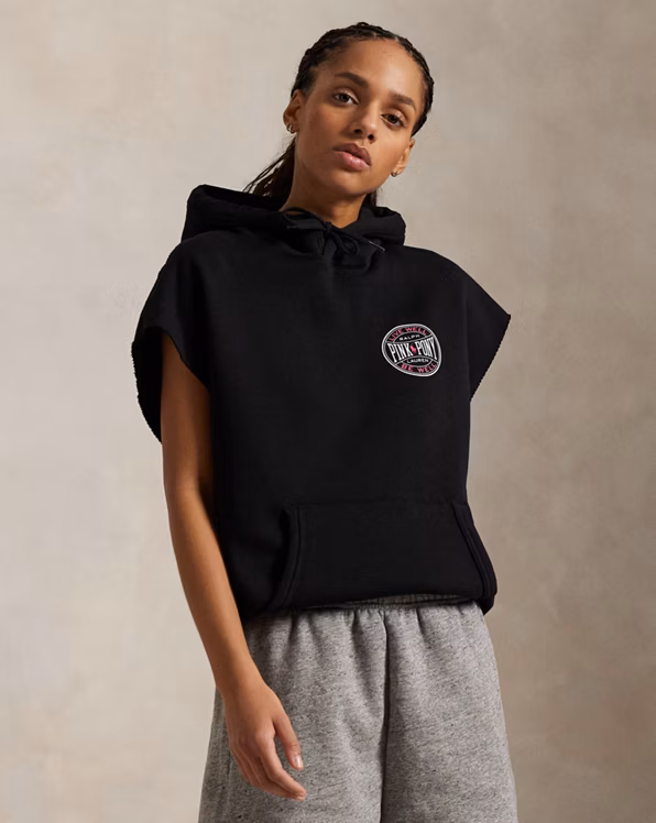 Pink Pony Sleeveless Hoodie