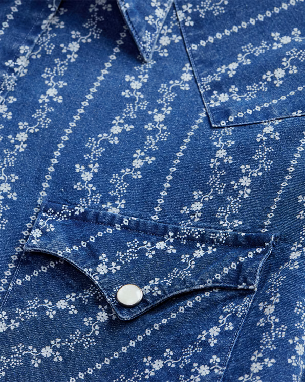 PRL x Naiomi Glasses Print Western Shirt