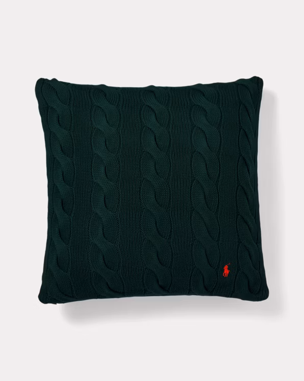 Hanley Cable-Knit Throw Pillow