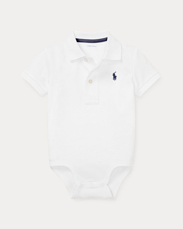 Soft Cotton Polo Bodysuit