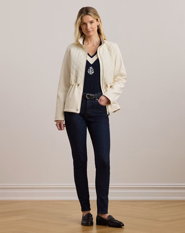 Diamond-Quilted Jacket