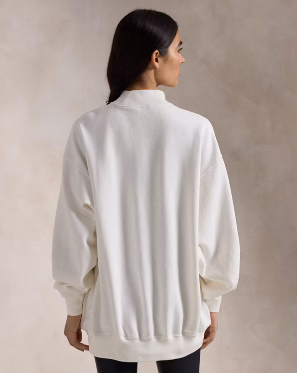 Logo Fleece Mockneck