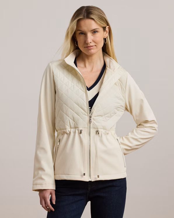 Diamond-Quilted Jacket