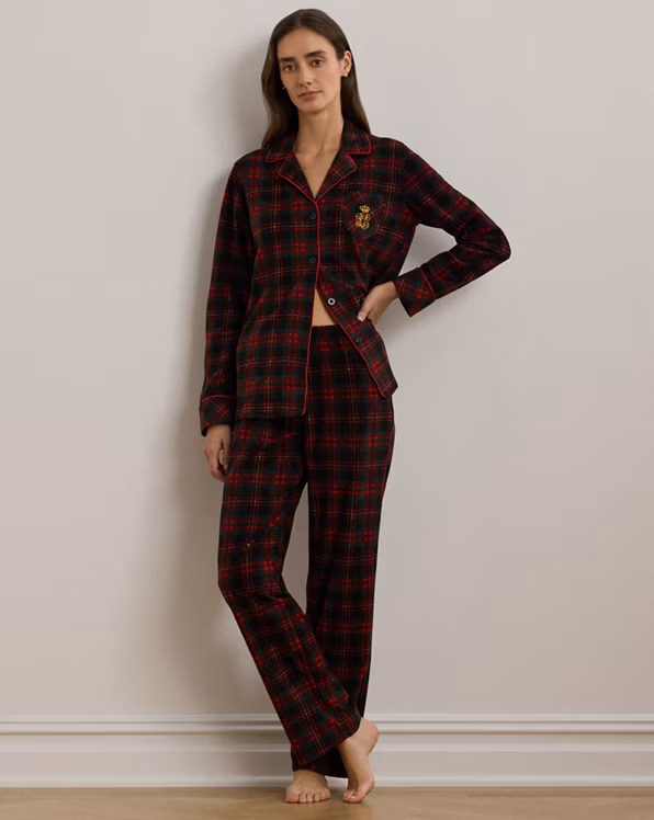 Plaid Fleece Sleep Set