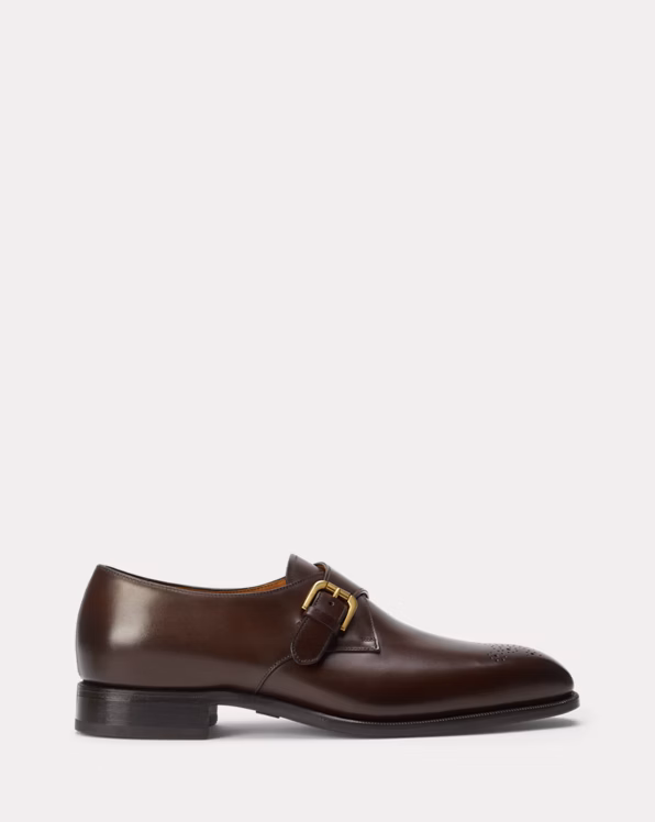 Darnell Calfskin Monk-Strap Shoe